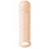Телесный фаллоудлинитель Homme Long - 15,5 см. - Lola Games - в Балашихе купить с доставкой