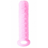 Розовый фаллоудлинитель Homme Long - 13,5 см. - Lola Games - в Балашихе купить с доставкой