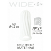Белый фаллоудлинитель Homme Wide - 11 см. - Lola Games - в Балашихе купить с доставкой