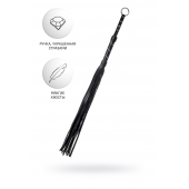 Черный флоггер Anonymo - 64 см. - ToyFa - купить с доставкой в Балашихе