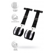 Черно-серебристые фиксаторы для рук на дверь Anonymo - ToyFa - купить с доставкой в Балашихе