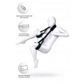 Черные кожаные стропы для фиксации Anonymo - ToyFa - купить с доставкой в Балашихе