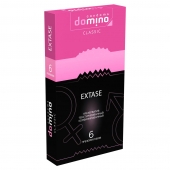 Презервативы с точками и рёбрышками DOMINO Classic Extase - 6 шт. - Domino - купить с доставкой в Балашихе