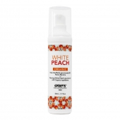 Разогревающее массажное масло Gourmet White Peach Organic с органическими ингредиентами - 50 мл. - Exsens - купить с доставкой в Балашихе