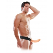 Полый страпон 8  Hollow Strap-On телесного цвета - 19 см. - Pipedream - купить с доставкой в Балашихе