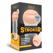 Мастурбатор-ротик ZOLO DEEP THROAT - Zolo - в Балашихе купить с доставкой