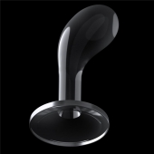 Прозрачный стимулятор простаты Flawless Clear Prostate Plug - 15 см. - Lovetoy - в Балашихе купить с доставкой