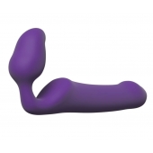 Фиолетовый безремневой страпон Queens L - Adrien Lastic - купить с доставкой в Балашихе