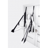 Черные секс-качели на дверь Anonymo №0505 - ToyFa - купить с доставкой в Балашихе