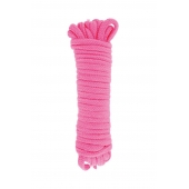 Розовая веревка для связывания Sweet Caress Rope - 10 метров - Sweet Caress - купить с доставкой в Балашихе