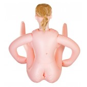 Надувная секс-кукла с реалистичной головой и поднятыми ножками - ToyFa - в Балашихе купить с доставкой