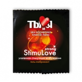 Разогревающий гель-лубрикант Stimulove Strong в одноразовой упаковке - 4 гр. - Биоритм - купить с доставкой в Балашихе