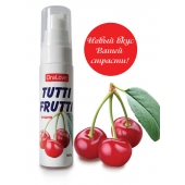 Гель-смазка Tutti-frutti с вишнёвым вкусом - 30 гр. - Биоритм - купить с доставкой в Балашихе