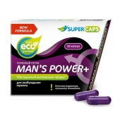 Возбуждающее средство для мужчин Mans Power plus - 10 капсул (0,35 гр.) +1 в подарок - SuperCaps - купить с доставкой в Балашихе