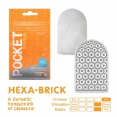 Карманный мастурбатор HEXA-BRICK - Tenga - в Балашихе купить с доставкой