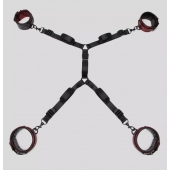Изысканный набор фиксаций на кровати Reversible Under Mattress Restraint Set - Fifty Shades of Grey - купить с доставкой в Балашихе