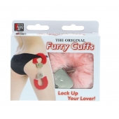 Металлические наручники с розовой меховой опушкой METAL HANDCUFF WITH PLUSH PINK - Dream Toys - купить с доставкой в Балашихе