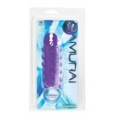 Закрытая фиолетовая насадка с пупырышками SAMURAI PENIS SLEEVE PURPLE - 14,5 см. - NMC - в Балашихе купить с доставкой