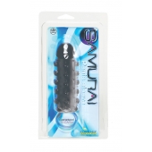 Дымчатая стимулирующая насадка с закрытой головкой SAMURAI PENIS SLEEVE BLACK - 14,5 см. - NMC - в Балашихе купить с доставкой
