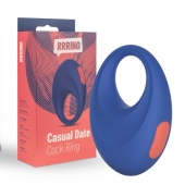 Синее эрекционное кольцо RRRING Casual Date Cock Ring - FeelzToys - в Балашихе купить с доставкой