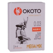 Набор из 4 презервативов OKOTO MegaMIX - Sitabella - купить с доставкой в Балашихе