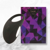 Черное эрекционное виброкольцо Thor Cockring - FeelzToys - в Балашихе купить с доставкой