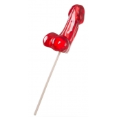 Красный леденец в форме фаллоса со вкусом виски - Sosuчki - купить с доставкой в Балашихе