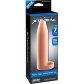 Телесная насадка Real Feel Enhancer XL - 17 см. - Pipedream - в Балашихе купить с доставкой