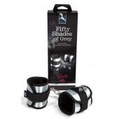 Серо-черные наручники Totally His - Fifty Shades of Grey - купить с доставкой в Балашихе