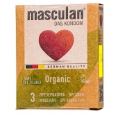 Экологически чистые презервативы Masculan Organic - 3 шт. - Masculan - купить с доставкой в Балашихе