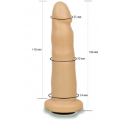 Телесная насадка Harness - 15,8 см. - LOVETOY (А-Полимер) - купить с доставкой в Балашихе