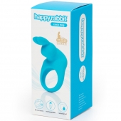 Голубое эрекционное виброкольцо Happy Rabbit Rechargeable Rabbit Cock Ring - Happy Rabbit - в Балашихе купить с доставкой