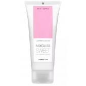 Смазка на водной основе Mixgliss Sweet с ароматом бабл-гам - 70 мл. - Mixgliss - купить с доставкой в Балашихе