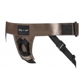 Бронзовый пояс для насадок Curious Harness - Strap-on-me - купить с доставкой в Балашихе