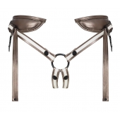 Бронзовый пояс для насадок Desirous Harness - Strap-on-me - купить с доставкой в Балашихе