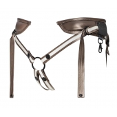 Бронзовый пояс для насадок Desirous Harness - Strap-on-me - купить с доставкой в Балашихе