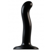 Черный фаллоимитатор-насадка Strap-On-Me P G spot Dildo size S - 16,4 см. - Strap-on-me - купить с доставкой в Балашихе