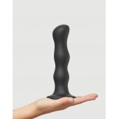 Черная насадка Strap-On-Me Dildo Geisha Balls size XL - Strap-on-me - купить с доставкой в Балашихе