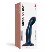 Темно-синяя насадка Strap-On-Me Dildo Plug Snaky size M - Strap-on-me - купить с доставкой в Балашихе