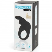 Черное эрекционное виброкольцо Happy Rabbit Rechargeable Rabbit Cock Ring - Happy Rabbit - в Балашихе купить с доставкой