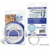 Стальное эрекционное кольцо STEEL COCK RING - 4.5 см. - BlueLine - в Балашихе купить с доставкой