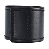Хомут-утяжка для мошонки из искусственной кожи на липучке VELCRO BALL STRETCHER- 4 см. - BlueLine - в Балашихе купить с доставкой