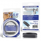 Кольцо на пенис из искусственной кожи на липучке VELCRO COCK RING - 5 см. - BlueLine - в Балашихе купить с доставкой