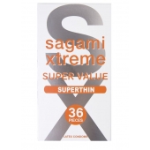 Ультратонкие презервативы Sagami Xtreme Superthin - 36 шт. - Sagami - купить с доставкой в Балашихе