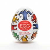 Мастурбатор-яйцо Keith Haring EGG DANCE - Tenga - в Балашихе купить с доставкой