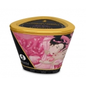 Массажная свеча Rose Petals с ароматом розы - 170 мл. - Shunga - купить с доставкой в Балашихе