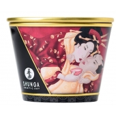 Массажная  свеча Sparkling Strawberry Wine с ароматом клубничного вина - 170 мл. - Shunga - купить с доставкой в Балашихе