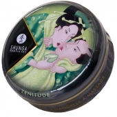Массажная свеча Exotic Green Tea с ароматом зелёного чая - 30 мл. - Shunga - купить с доставкой в Балашихе