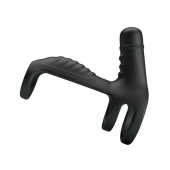 Черная вибронасадка на пенис Vibrating Penis Sling - Baile - в Балашихе купить с доставкой