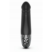 Черный вибратор с электростимуляцией Real Deal Neal - 16,5 см. - MyStim - купить с доставкой в Балашихе